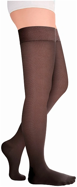 Чулки компрессионные прозрачные (закрытый носок) 1 класс Idealista ID-300T