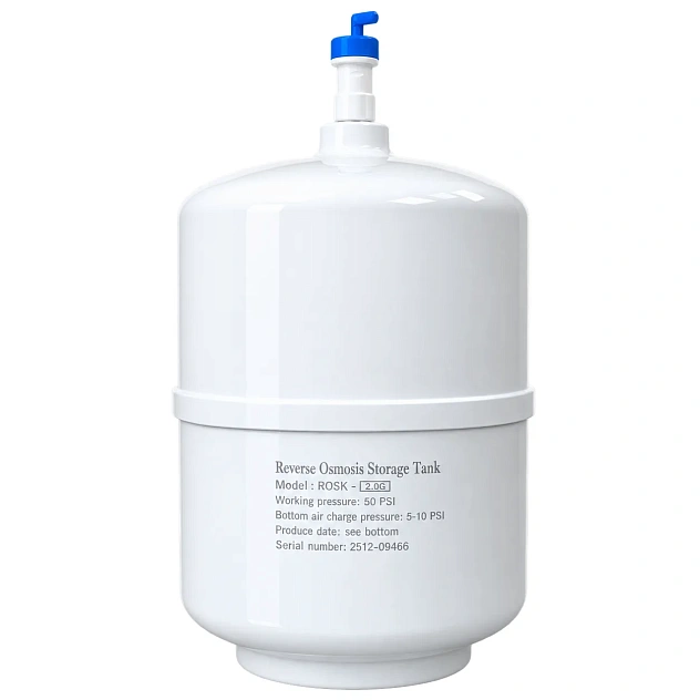 Бак накопительный Гейзер RO-120 2 gal (8л) TankPac metal 1/4'' NPT (кран в комплекте)