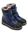 Ботинки детские мех, кожа TAPiBOO арт.23010 (Размер: 32 Цвет: Синий)